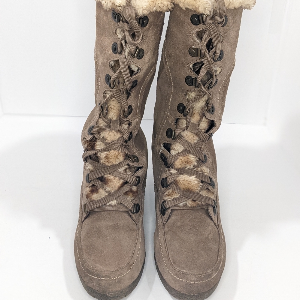 Sporto suede lace up winter boots - Picture 6 of 16
